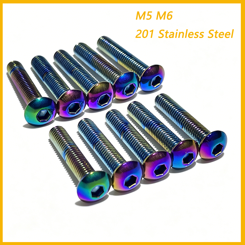 Furniture Grade Hardware - 5pcs 201 Stainless Steel Round Button