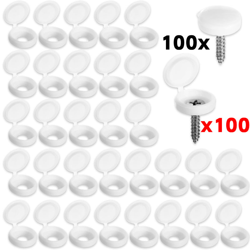 Furniture Hardware Nut - Screw Cover Caps 13mm Dia 5mm
