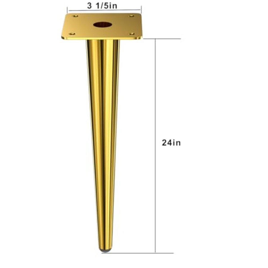 2 Furniture Table Legs Golden, - Furniture Hardware Feet ulasan dan harga