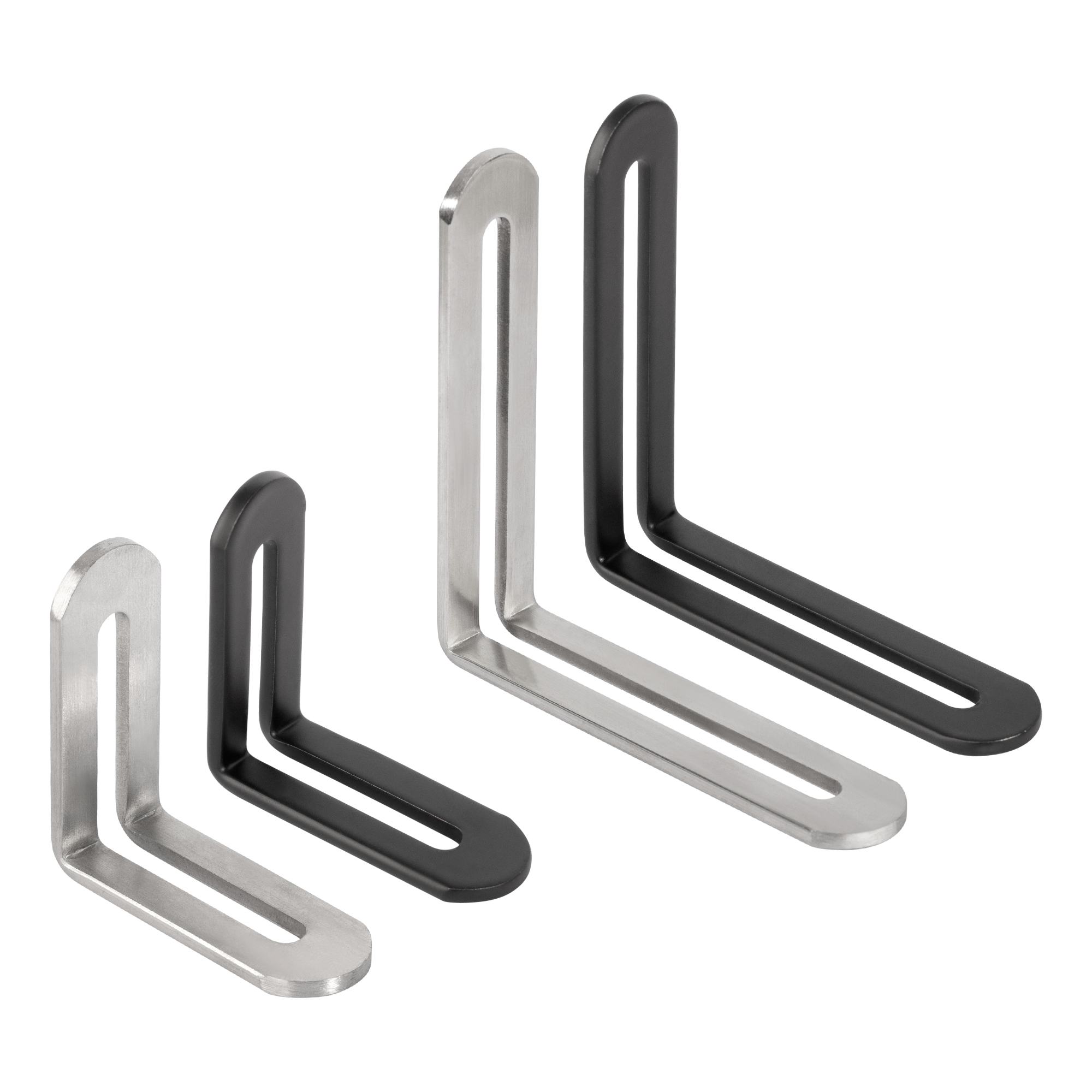 2pcs Corner Brackets Stainless - Furniture Hardware Screws ulasan dan harga