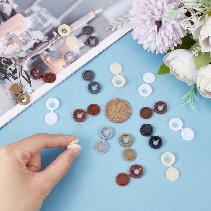 100Pcs Plastic Foldable Self T - Furniture Hardware Nut ulasan dan harga