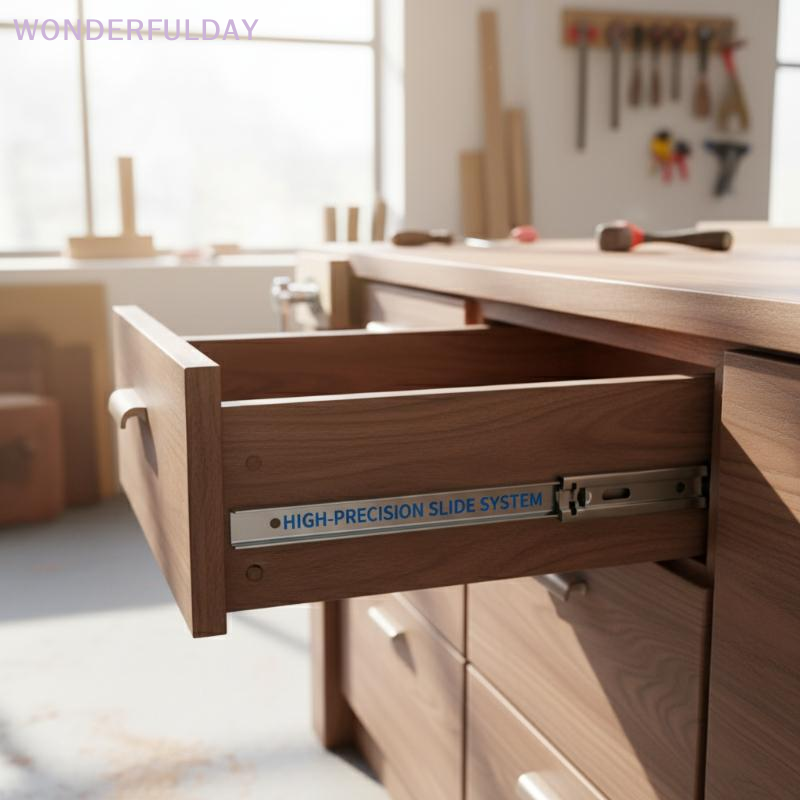 New 2Set Smooth Glide Bearing  - Drawer Slide Pair ulasan dan harga