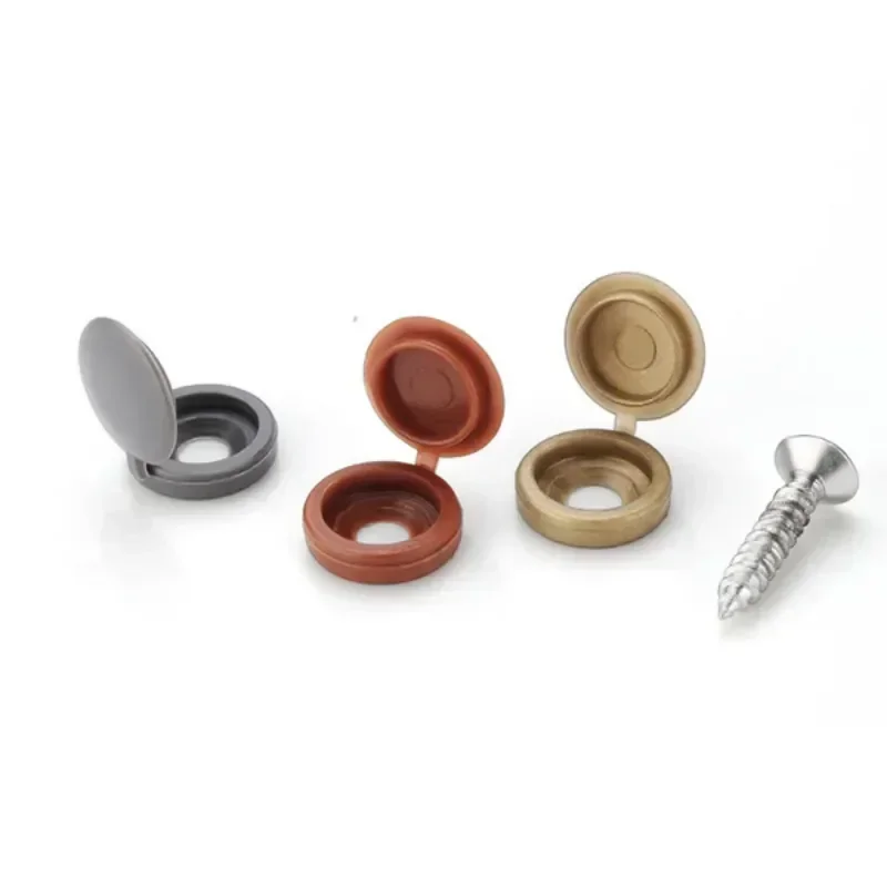 100Pcs Hinged Plastic Screw Ca - Furniture Hardware Nut ulasan dan harga