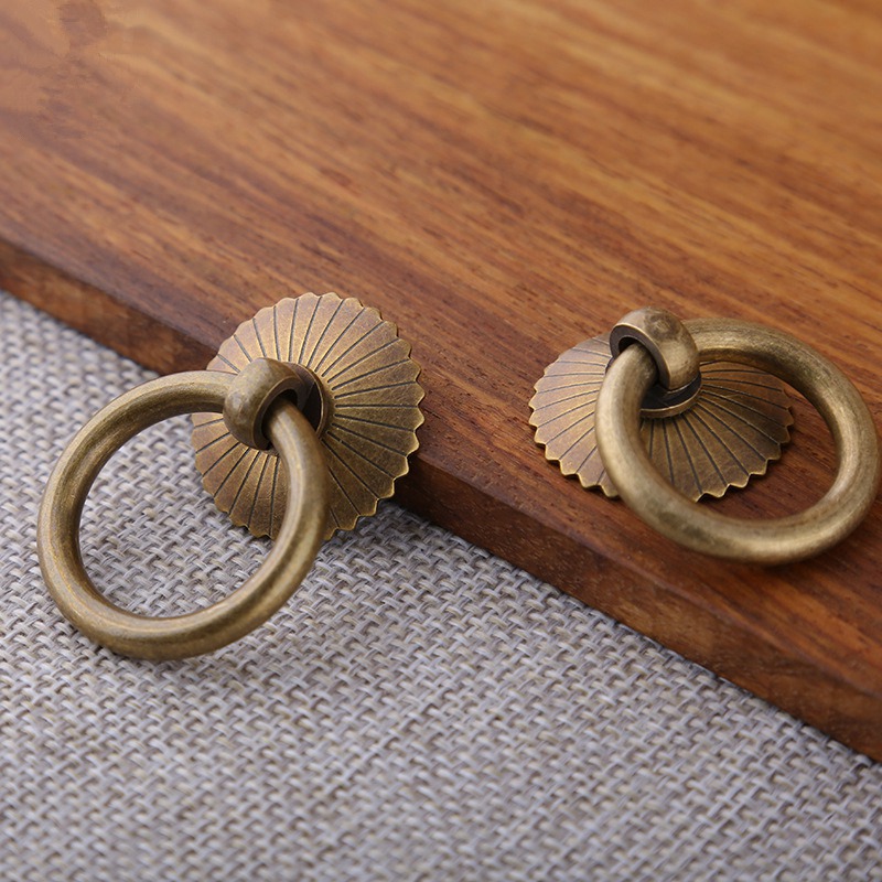 Vintage Brass Cabinet Ring Kno - Furniture Hardware Feet ulasan dan harga
