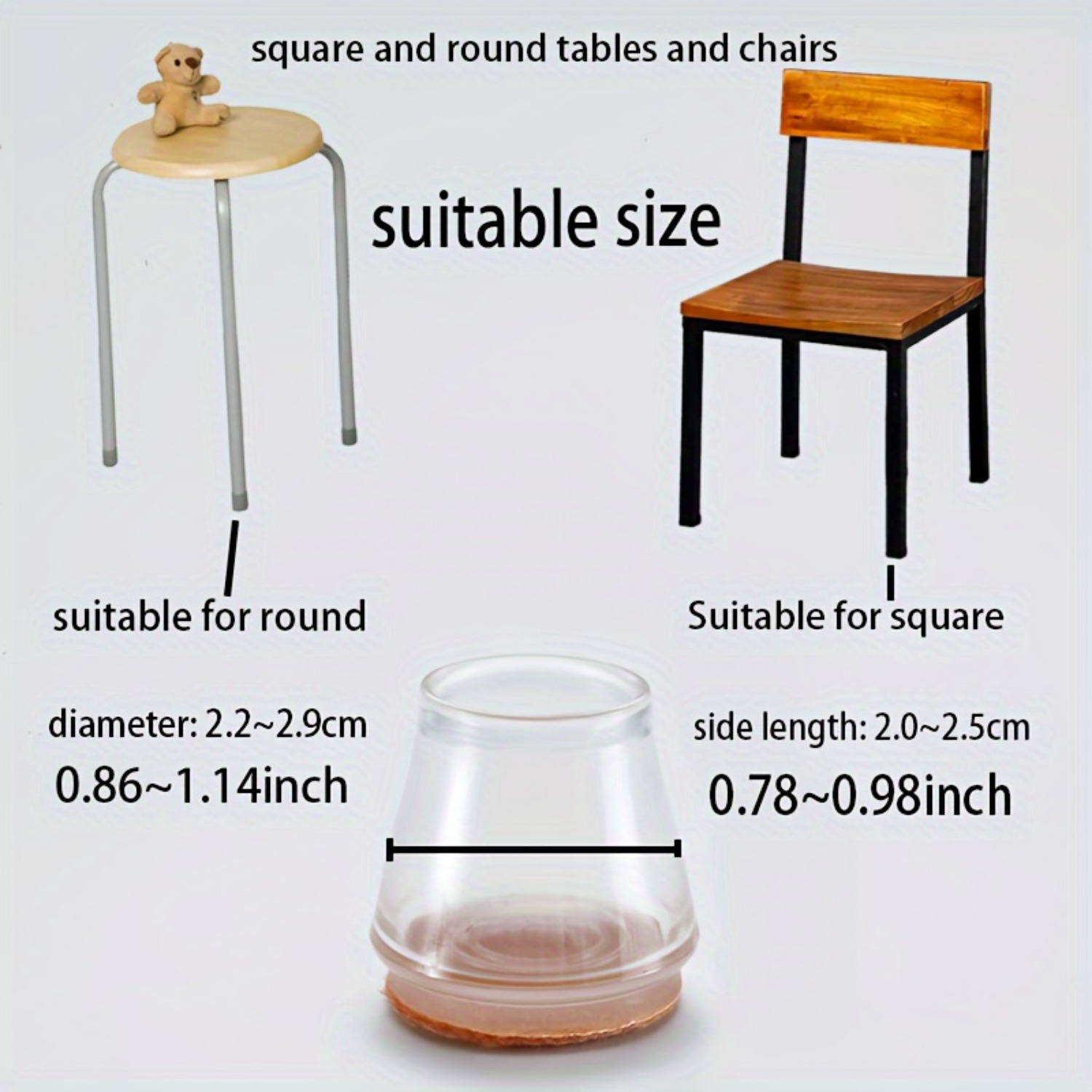 24pcs Silicone Chair Leg Prote - Furniture Hardware Feet ulasan dan harga