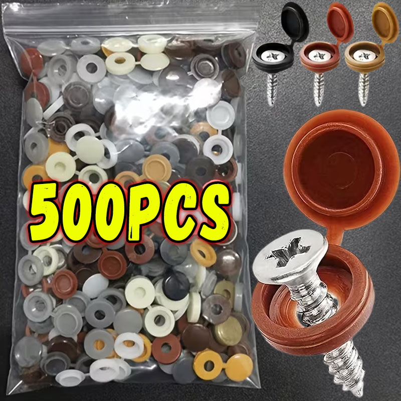 10/500pcs Nails Screw Caps Pla - Furniture Hardware Nut ulasan dan harga