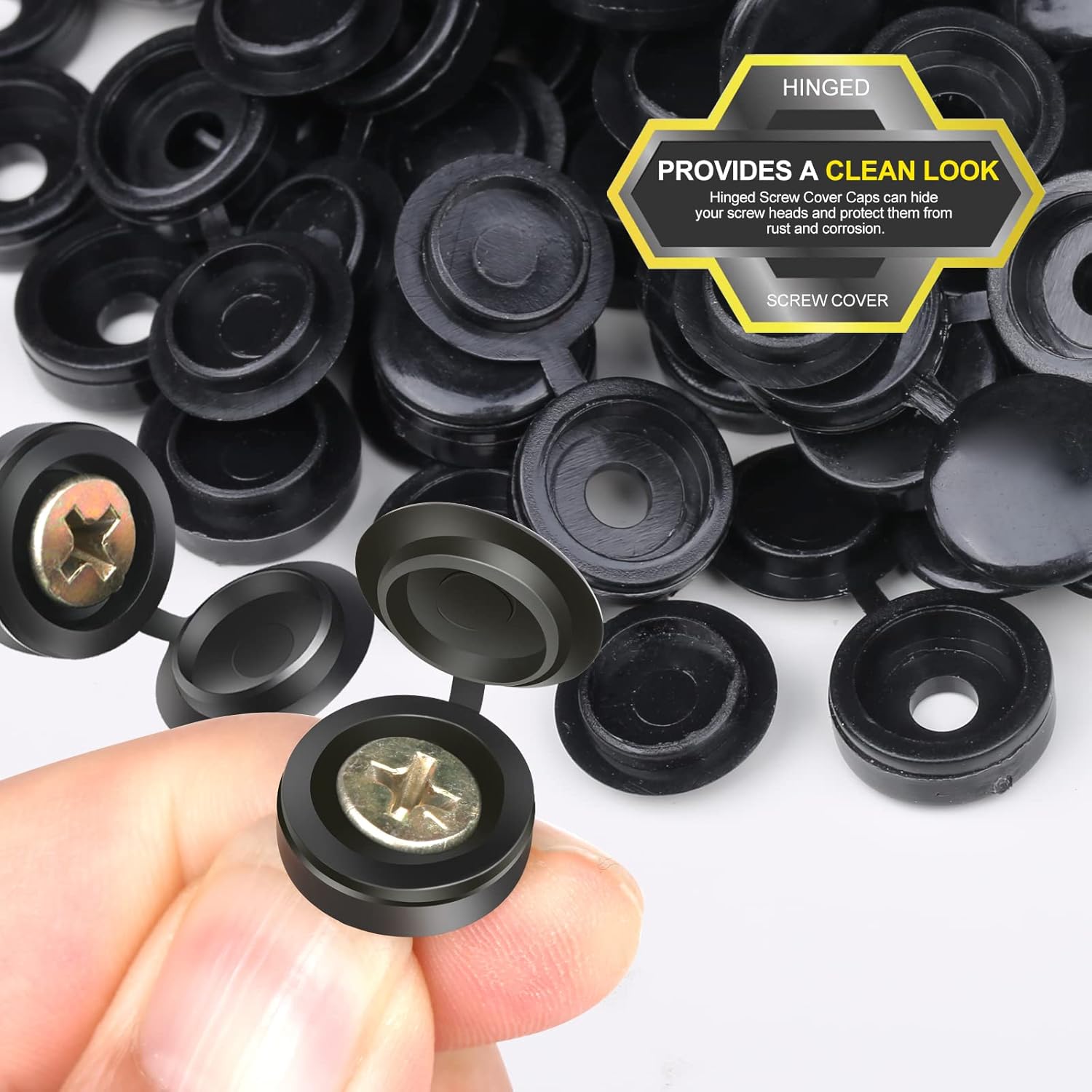 10/500pcs Nails Screw Caps Pla - Furniture Hardware Nut ulasan dan harga