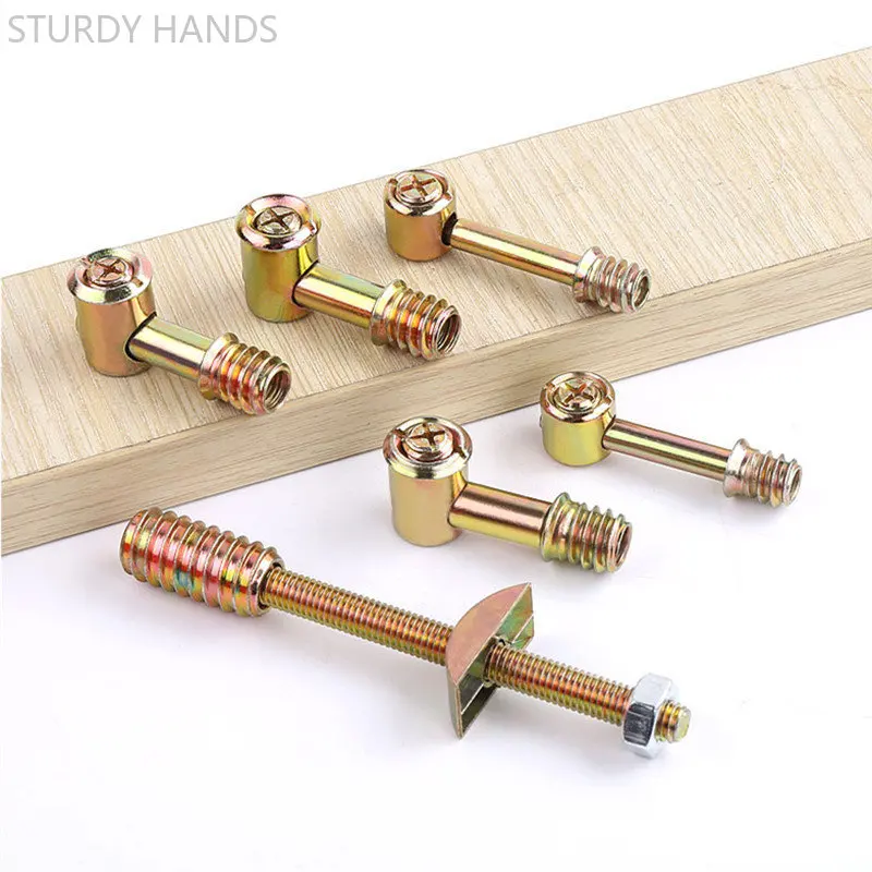 10Set Thickened 4-in-1 Connect - Furniture Hardware Nut ulasan dan harga