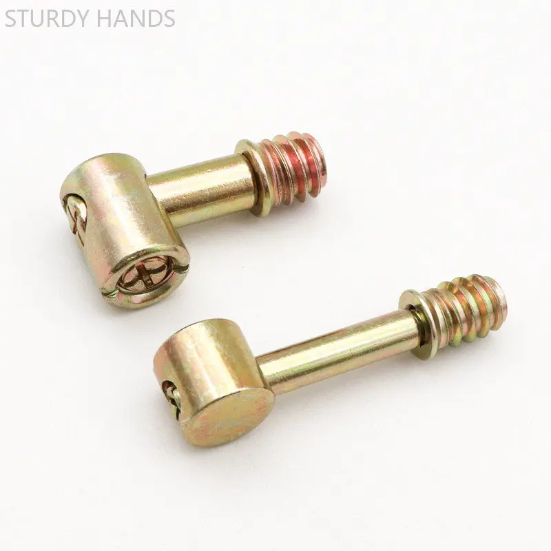 10Set Thickened 4-in-1 Connect - Furniture Hardware Nut ulasan dan harga
