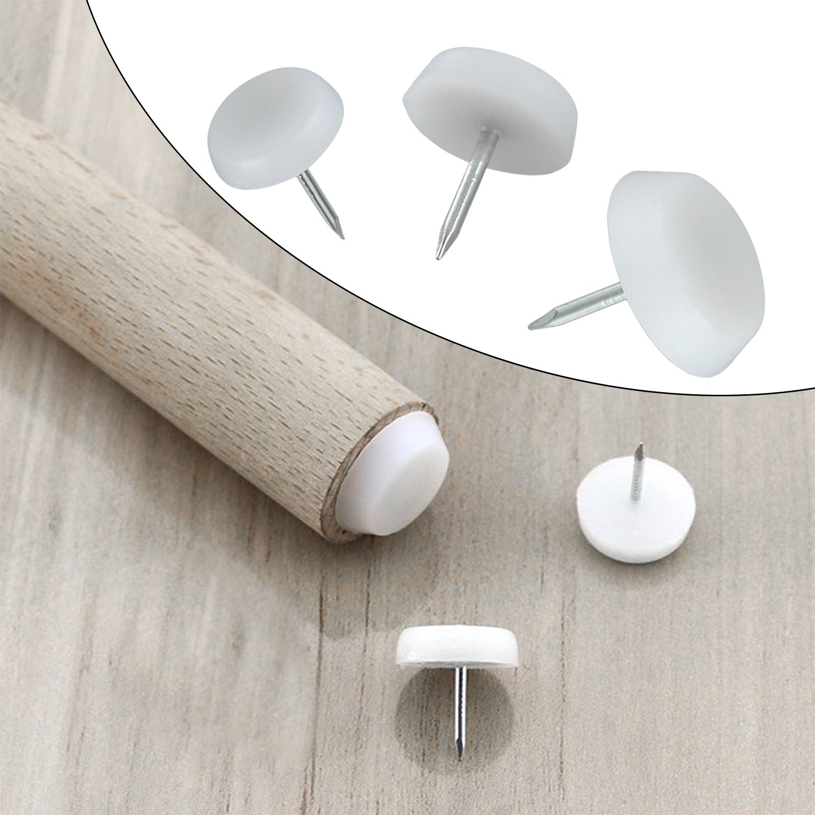 50Pcs 14/18/20mm Table Chair L - Furniture Hardware Feet ulasan dan harga