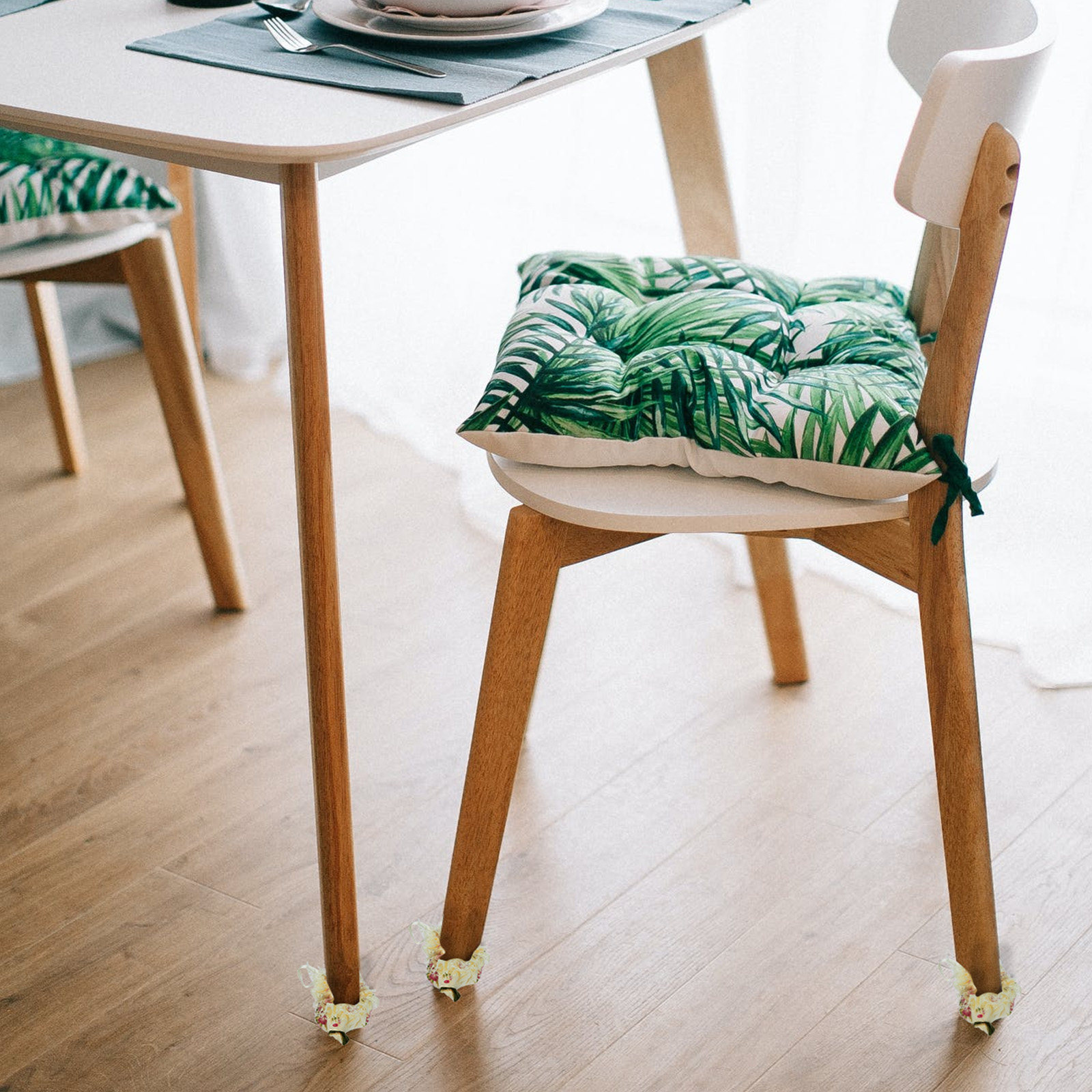 24Pcs Fabric Chair Feet Covers - Furniture Hardware Feet ulasan dan harga
