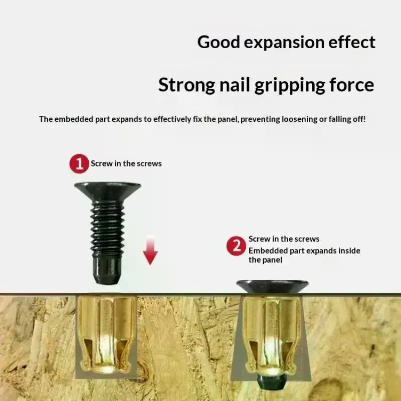 10Pcs Hinge Nut Screw Cabinet  - Furniture Hardware Nut ulasan dan harga