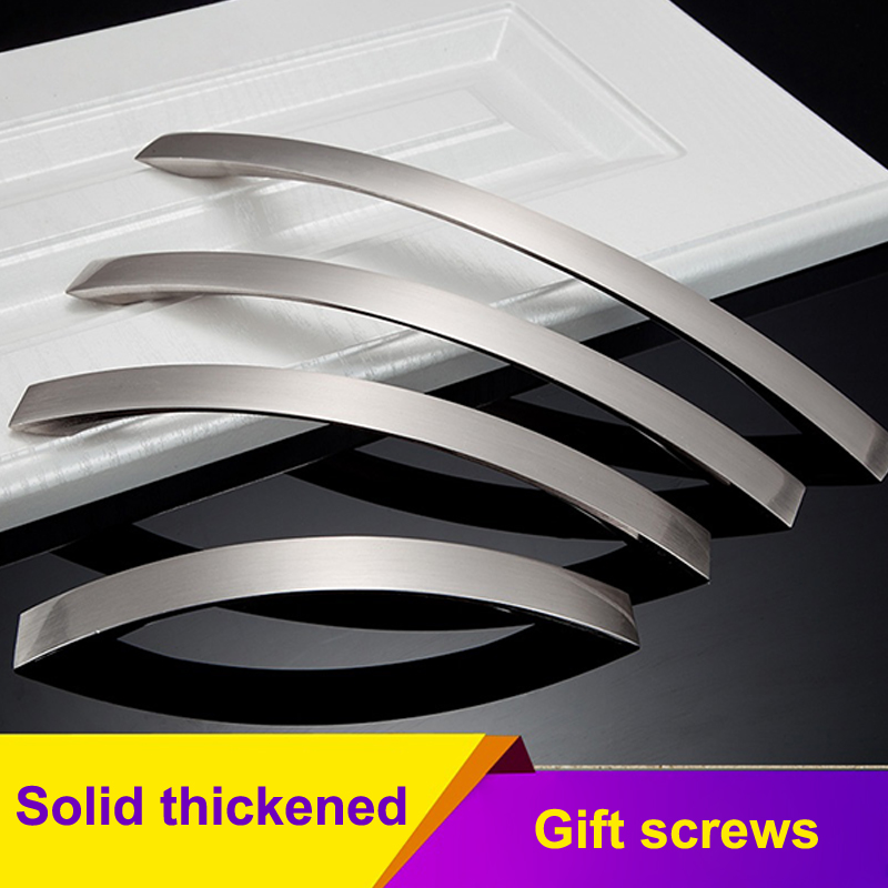 1 Set Furniture Curved Handle  - Furniture Hardware Drawer Pulls ulasan dan harga