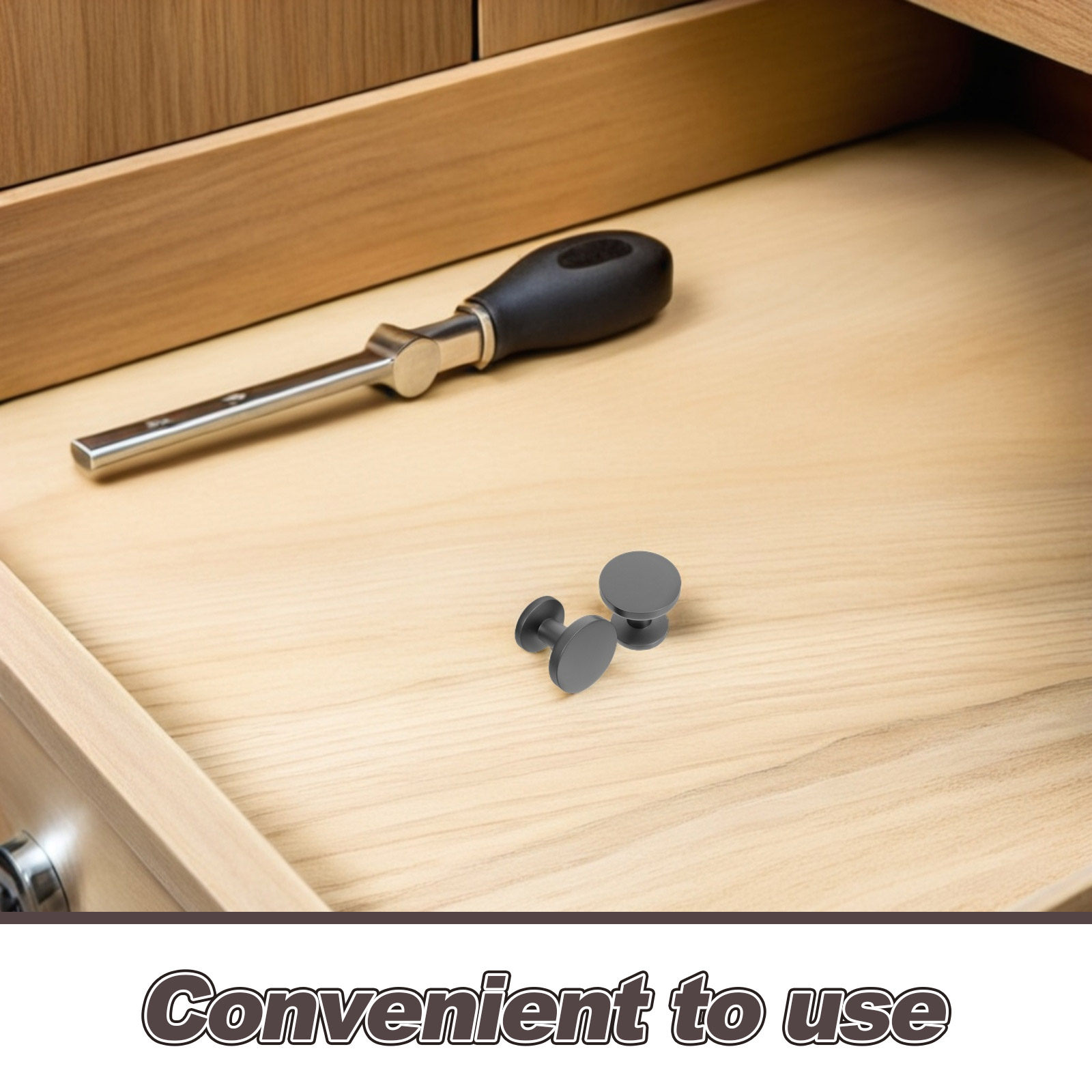 2Pcs Alloy Round Cabinet Handl - Furniture Hardware Drawer Pulls ulasan dan harga