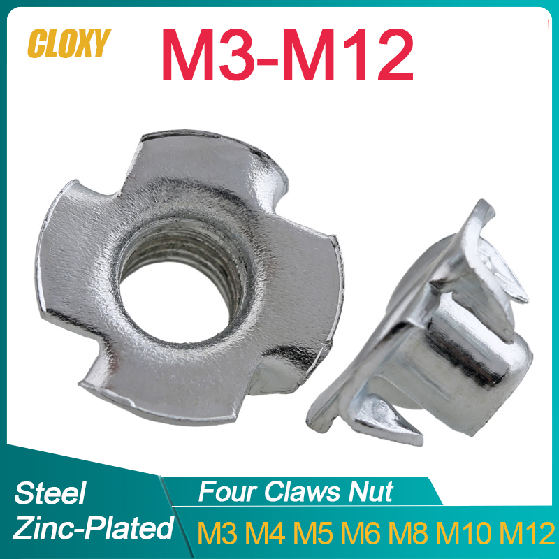 10/ 20/ 50PCS M3 M4 M5 M6 M8 M - Furniture Hardware Nut ulasan dan harga