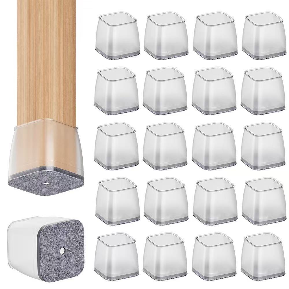 8/16/24PCS Frosted Square Furn - Furniture Hardware Feet ulasan dan harga