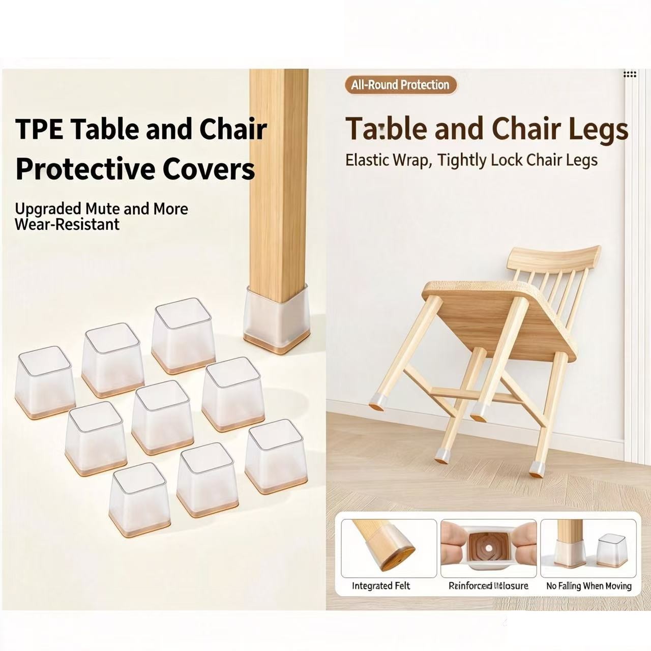 8/16/24PCS Frosted Square Furn - Furniture Hardware Feet ulasan dan harga