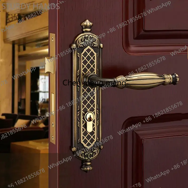 High Grade Pure Copper Door Lo - Furniture Grade Hardware ulasan dan harga