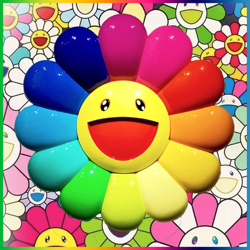Color Sunflower Resin Wall Han - Furniture Hardware Stores ulasan dan harga