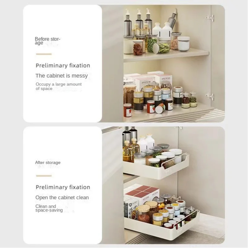 New Kitchen Storage Rack with  - Drawer Slide Pair ulasan dan harga
