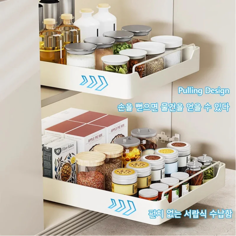 New Kitchen Storage Rack with  - Drawer Slide Pair ulasan dan harga