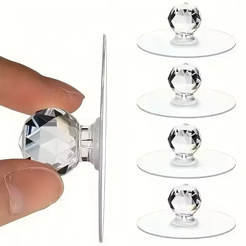 20pcs Transparent Crystal Door - Furniture Hardware Feet ulasan dan harga