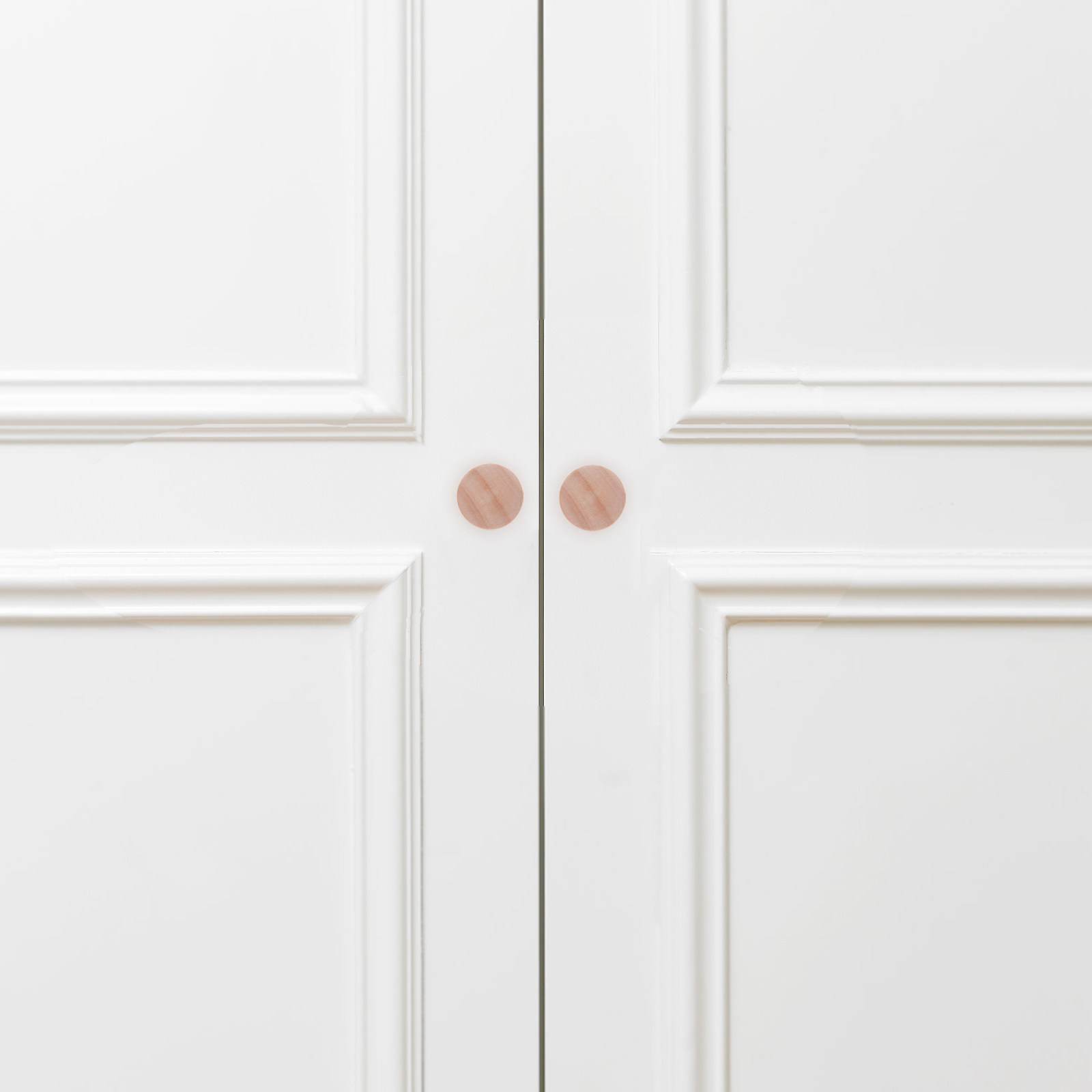 20Pcs Solid Wood Cabinet Knobs - Furniture Hardware Drawer Pulls ulasan dan harga