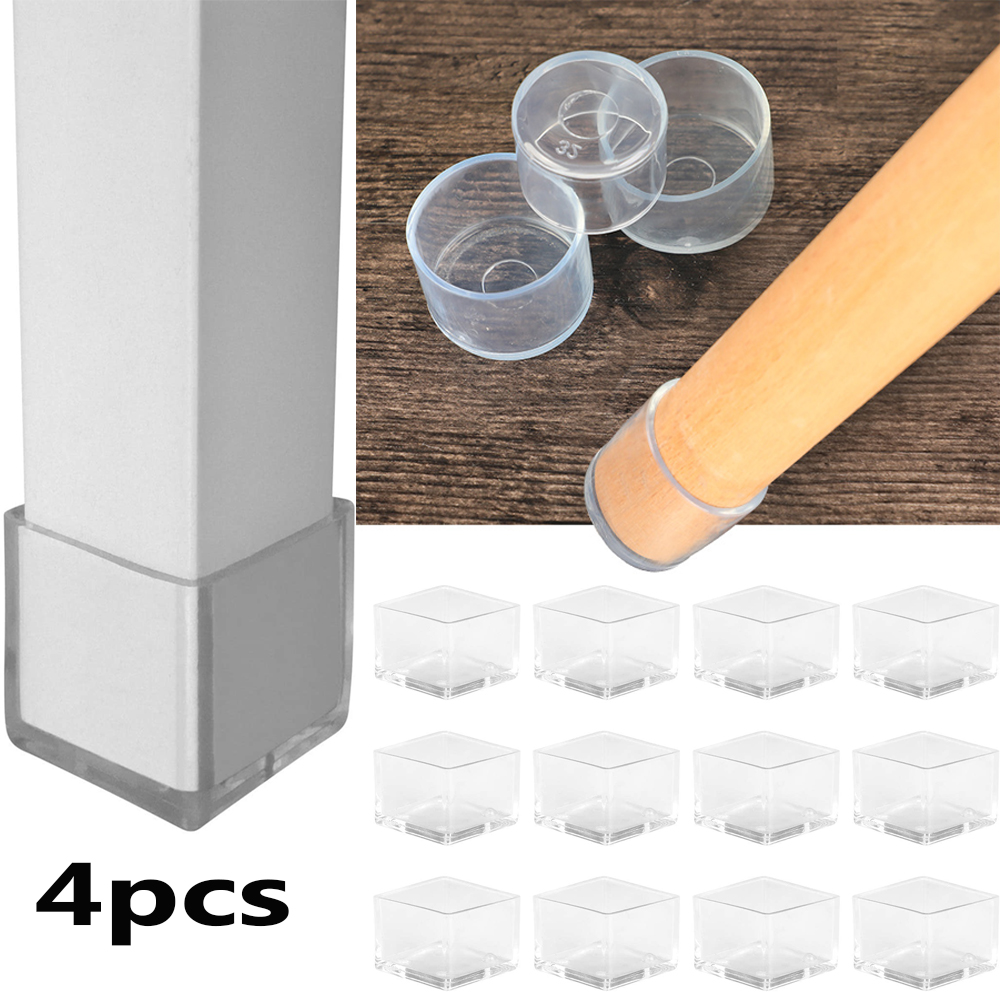 4pcs/set Chair Table Foot Caps - Furniture Hardware Feet ulasan dan harga