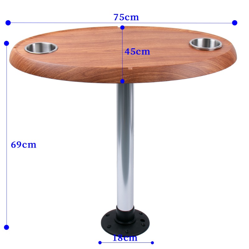 Marine-Grade Aluminum round Co - Furniture Grade Hardware ulasan dan harga